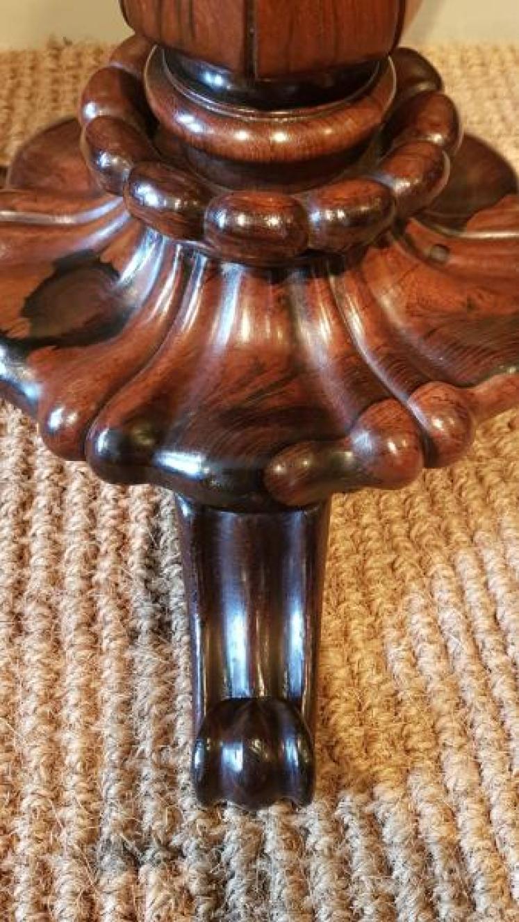 Fine Quality William IV Rosewood Stool - Image 6