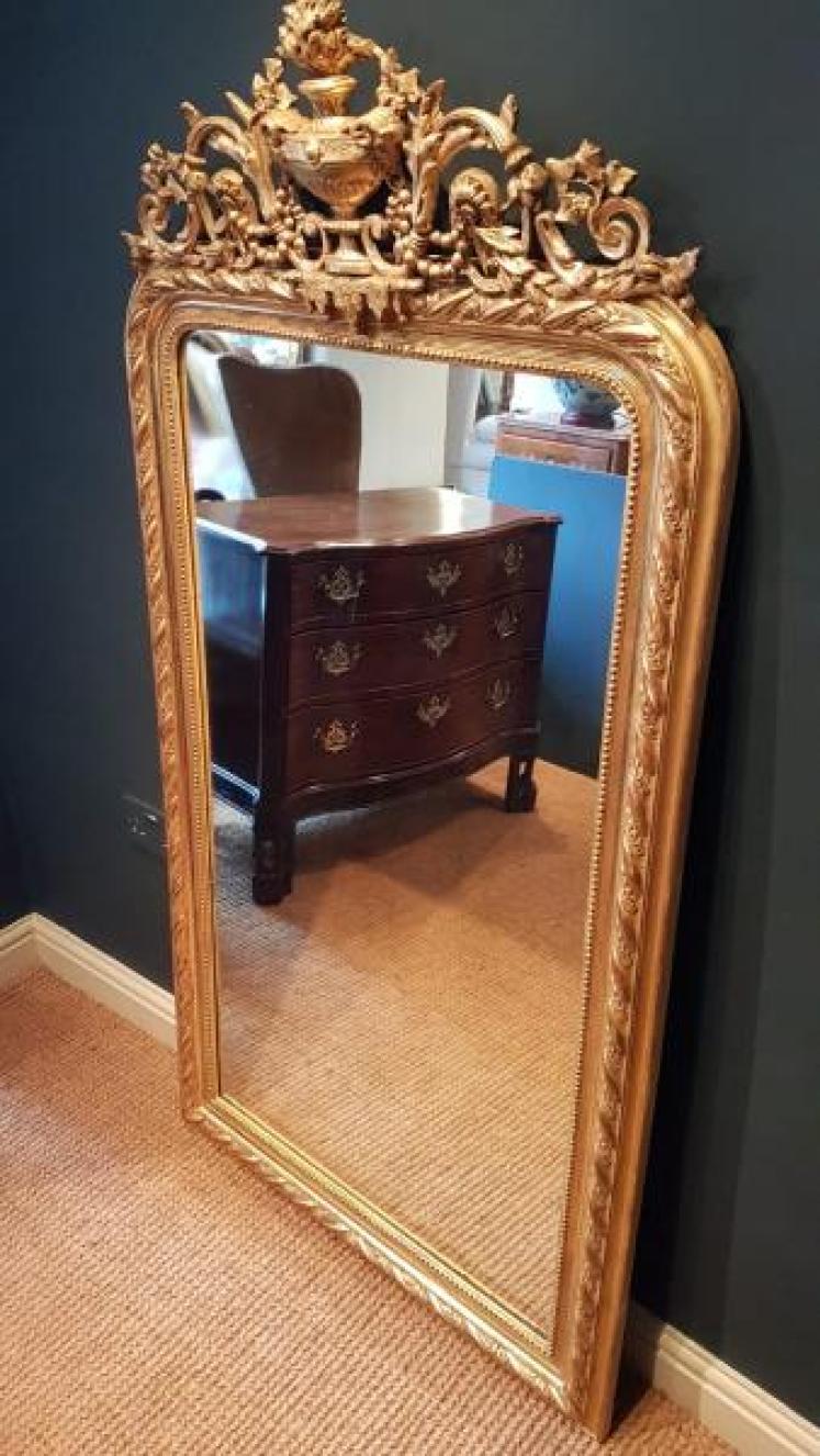 Superb Mid Victorian Timber Gilt Mirror - Image 2