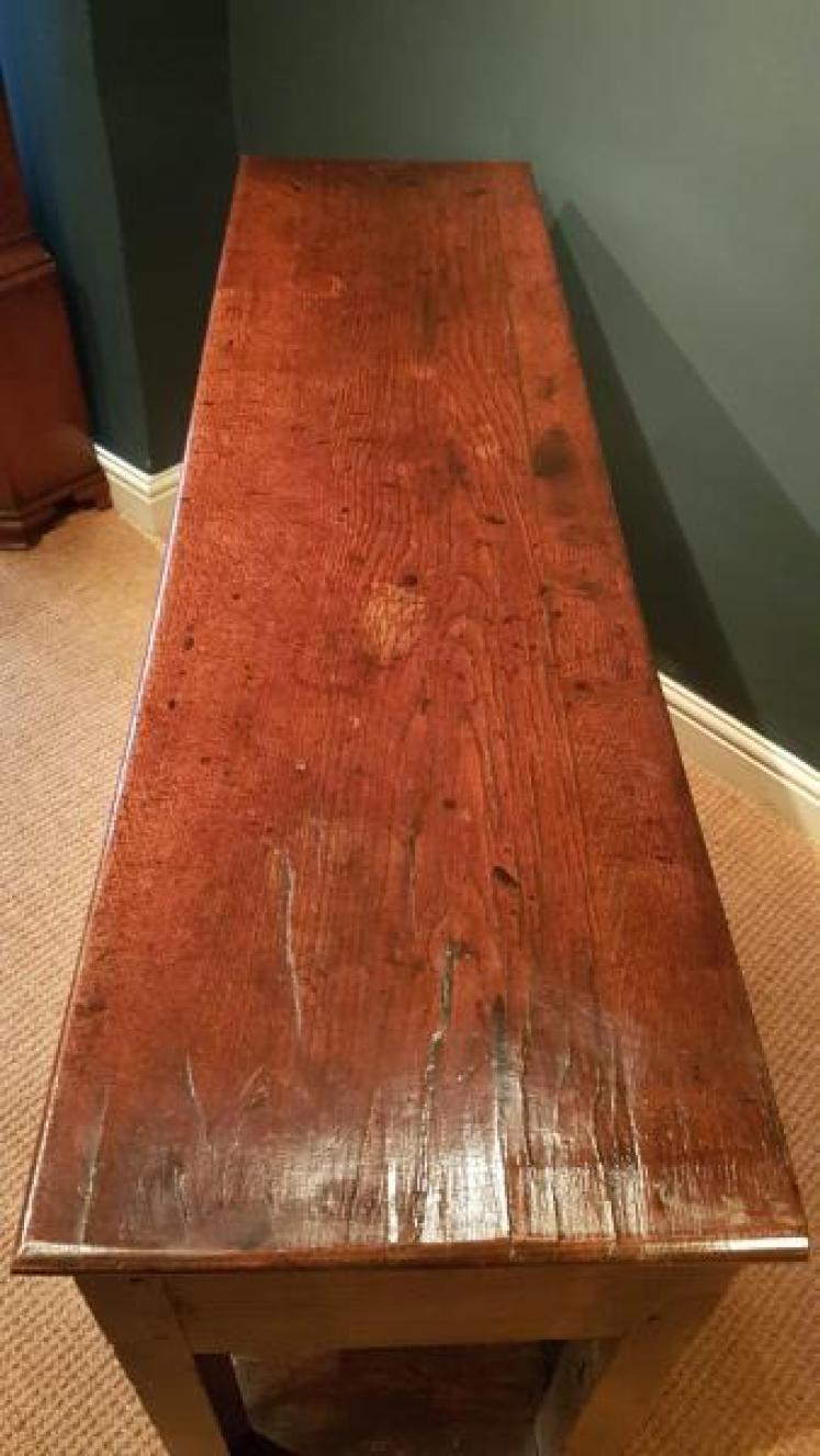 George II Oak Open Pot Board Dresser - Image 2