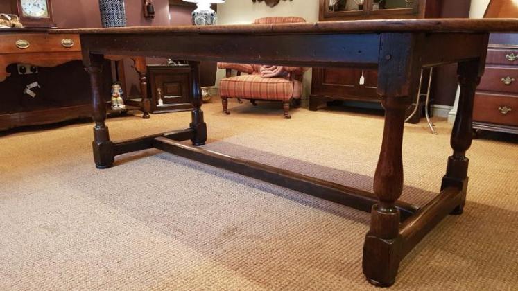 Superb George II Oak Refectory Table - Image 2