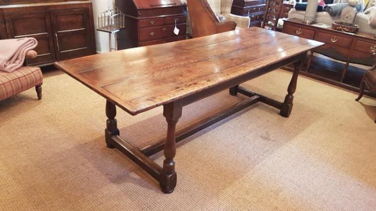 Superb George II Oak Refectory Table - Image 5