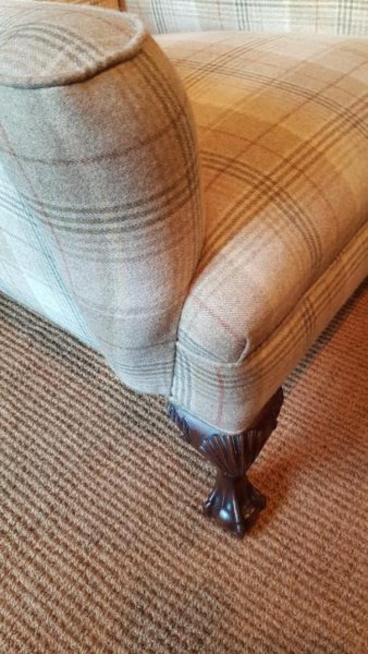 Victorian Wing Back Arm Chair - Image 3