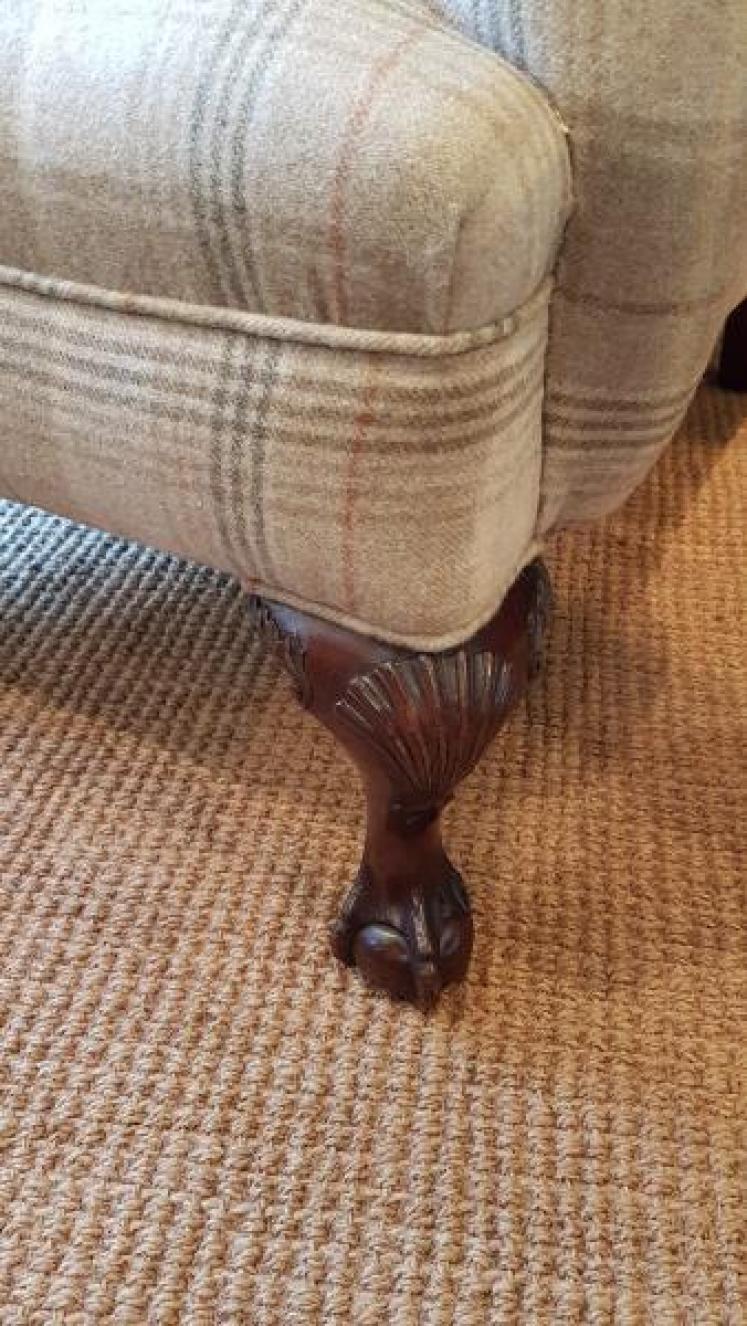 Victorian Wing Back Arm Chair - Image 7
