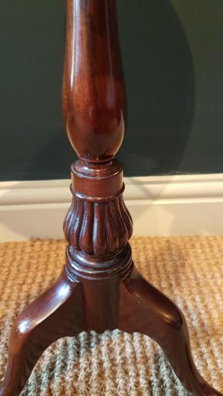 Quality Edwardian Mahogany Wine Table - Image 3