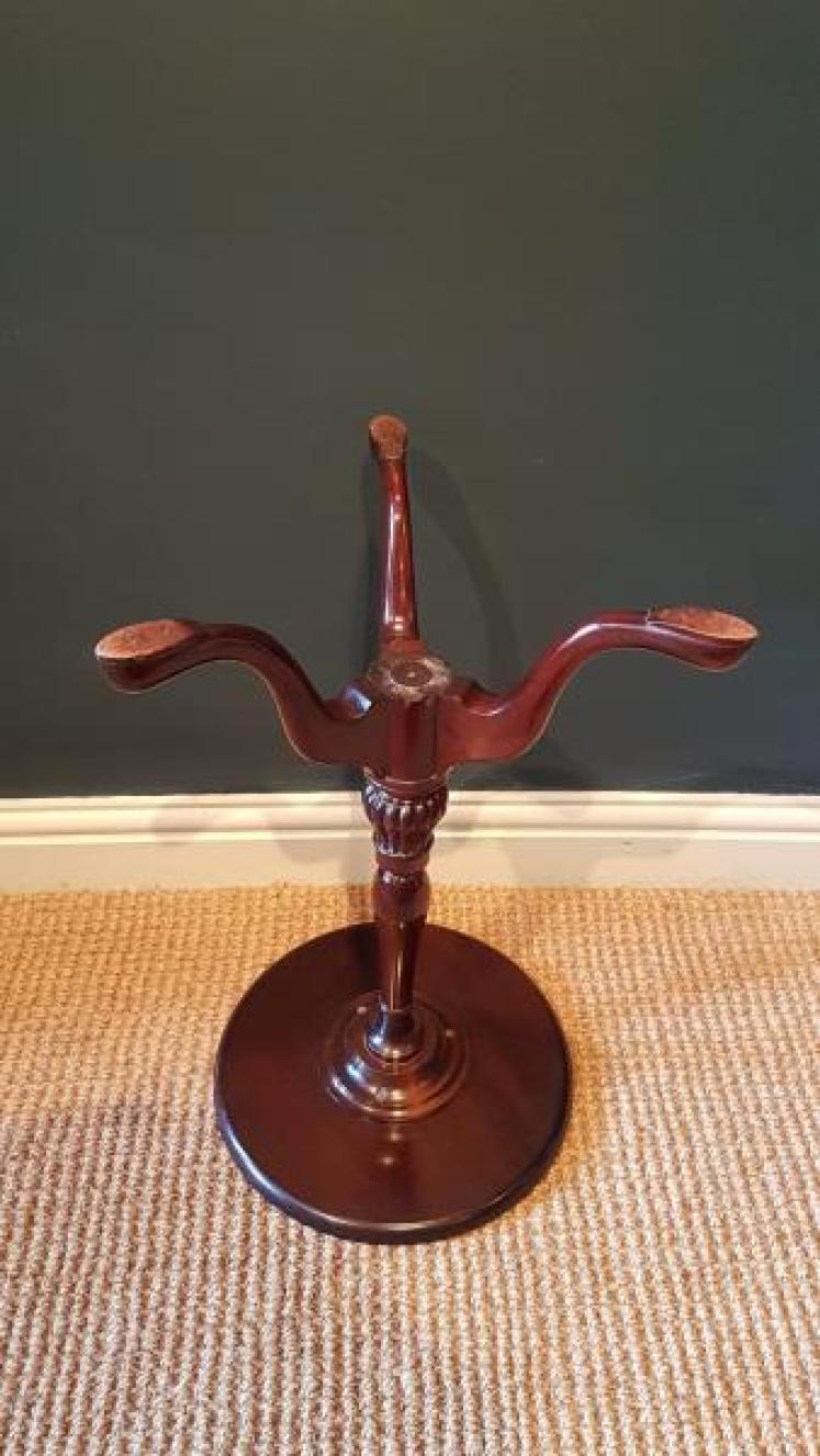  Quality Edwardian Mahogany Wine Table - Image 4