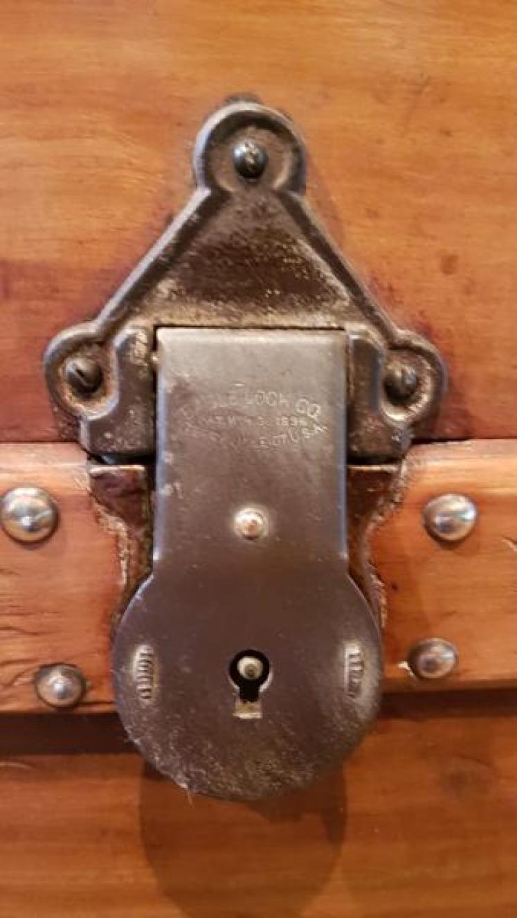 Antique Camphor Wood Trunk - Image 5