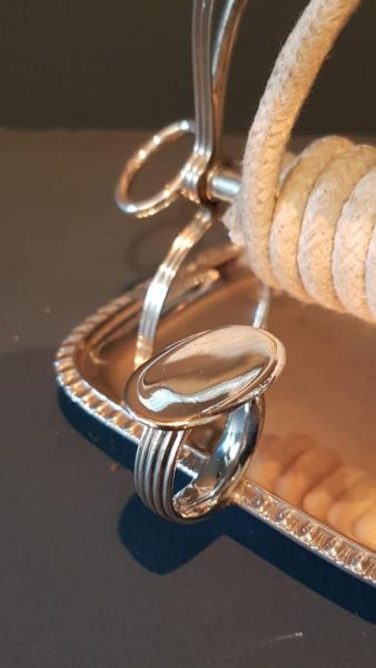 Silver Wax Jack Candlestick and Snuffer - Image 3