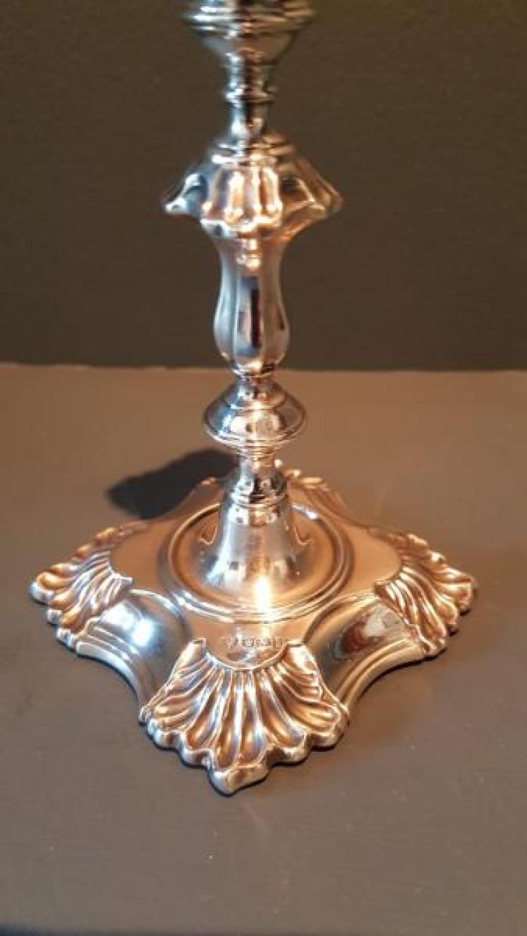 Victorian Silver Taper Stick - Image 6