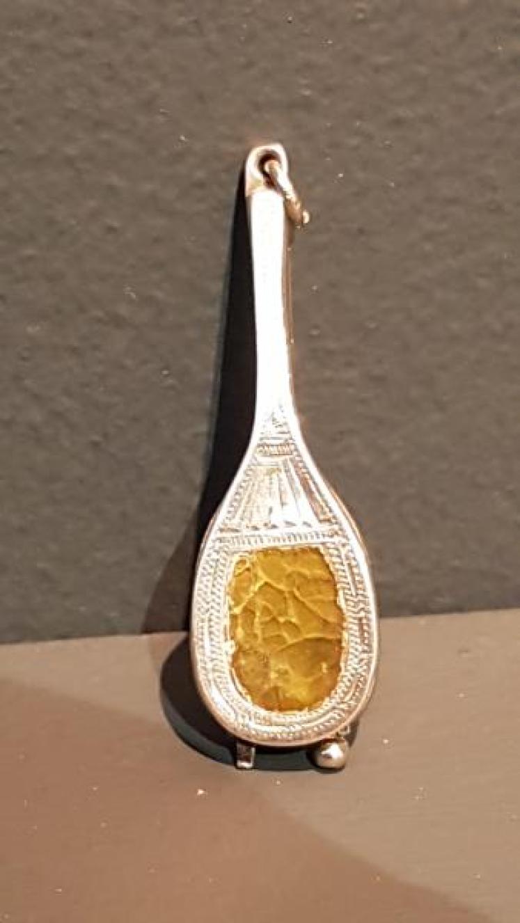 Victorian Silver Tennis Racket Cheroot Cutter - Image 5