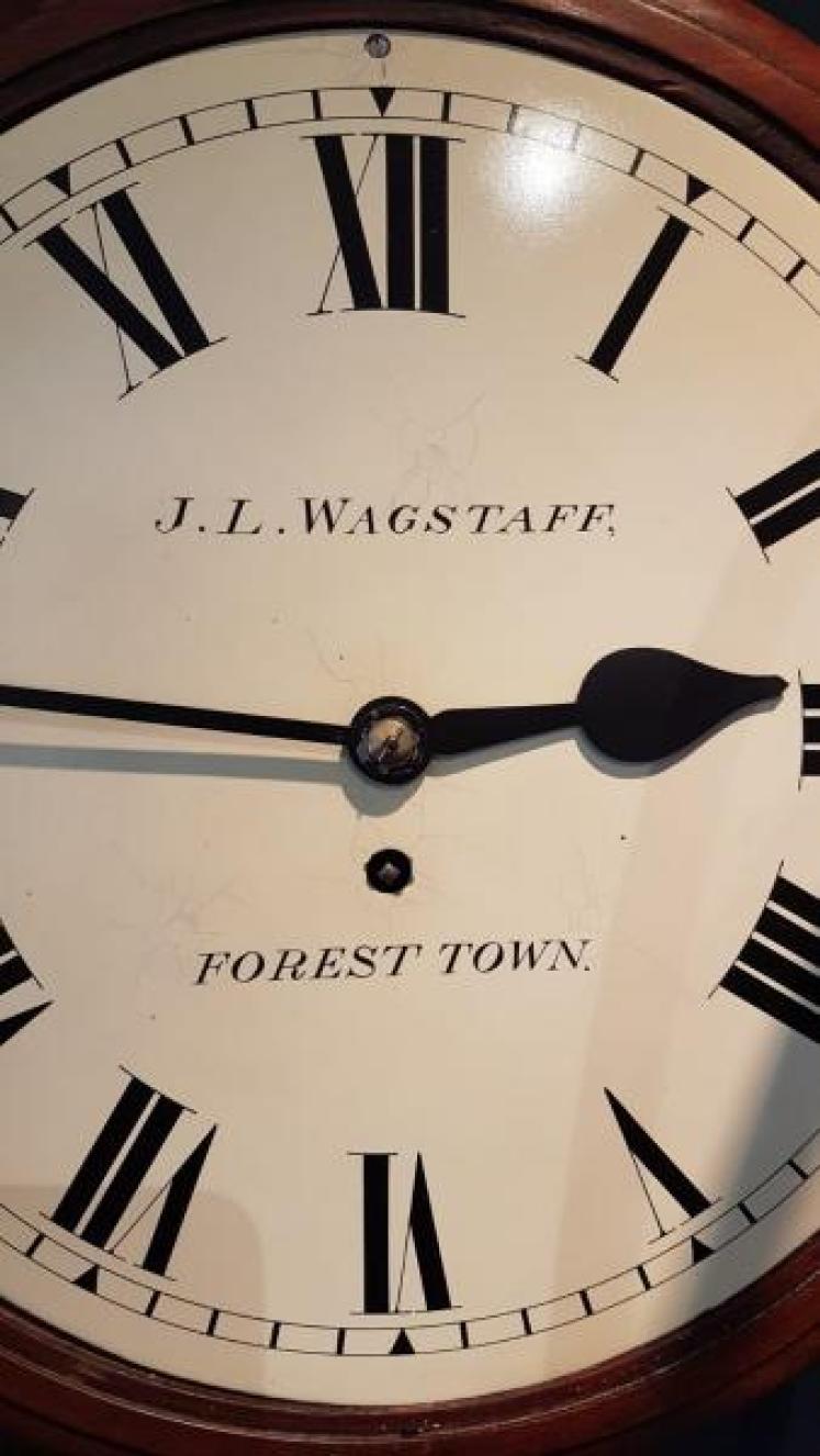Late Victorian Mahogany Fusee Dial Clock - Image 3