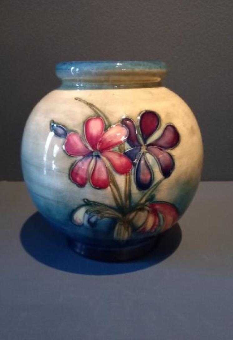 Moorcroft Spring Flowers Globular Vase - Image 4