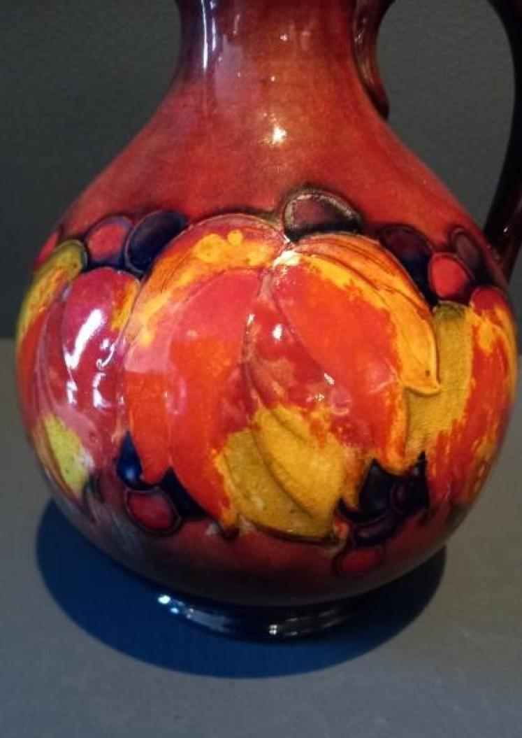 Moorcroft Leaf & Berries Flambe Glazed Flagon - Image 2