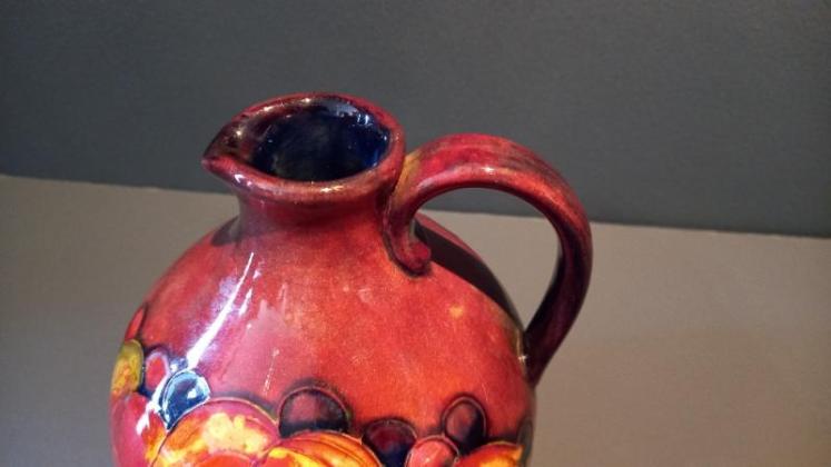 Moorcroft Leaf & Berries Flambe Glazed Flagon - Image 3
