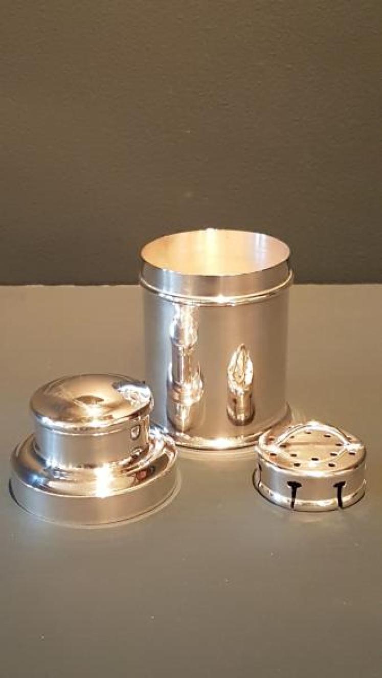 Dutch Silver Tobacco Jar - Image 3