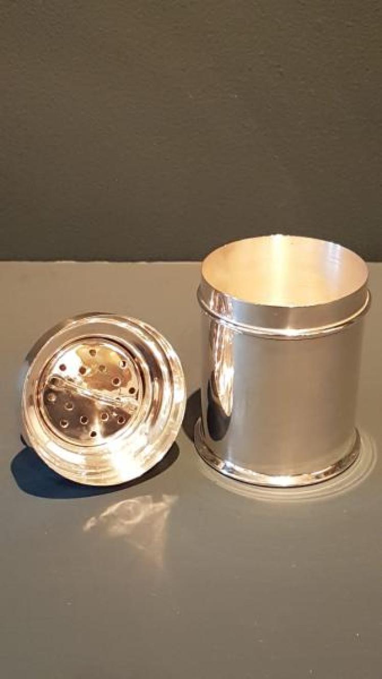 Dutch Silver Tobacco Jar - Image 4
