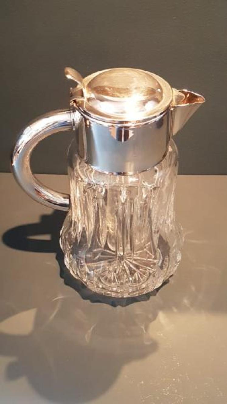 Superb Large Edwardian Crystal Lemonade Jug - Image 4