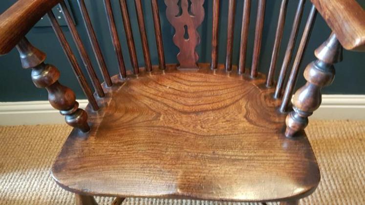 Early Victorian Ash High Back Windsor Chair - Image 3