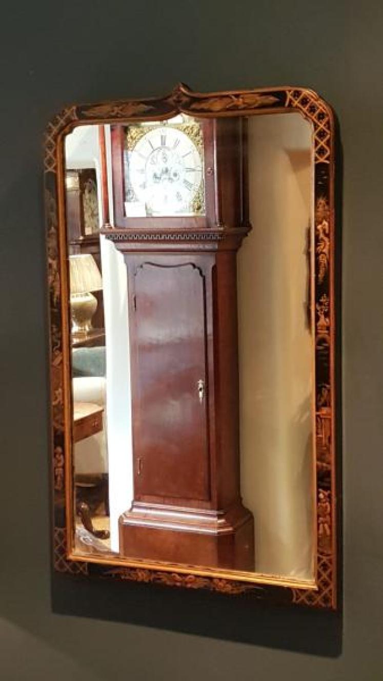 Edwardian Chinoiserie Framed Mirror - Image 2