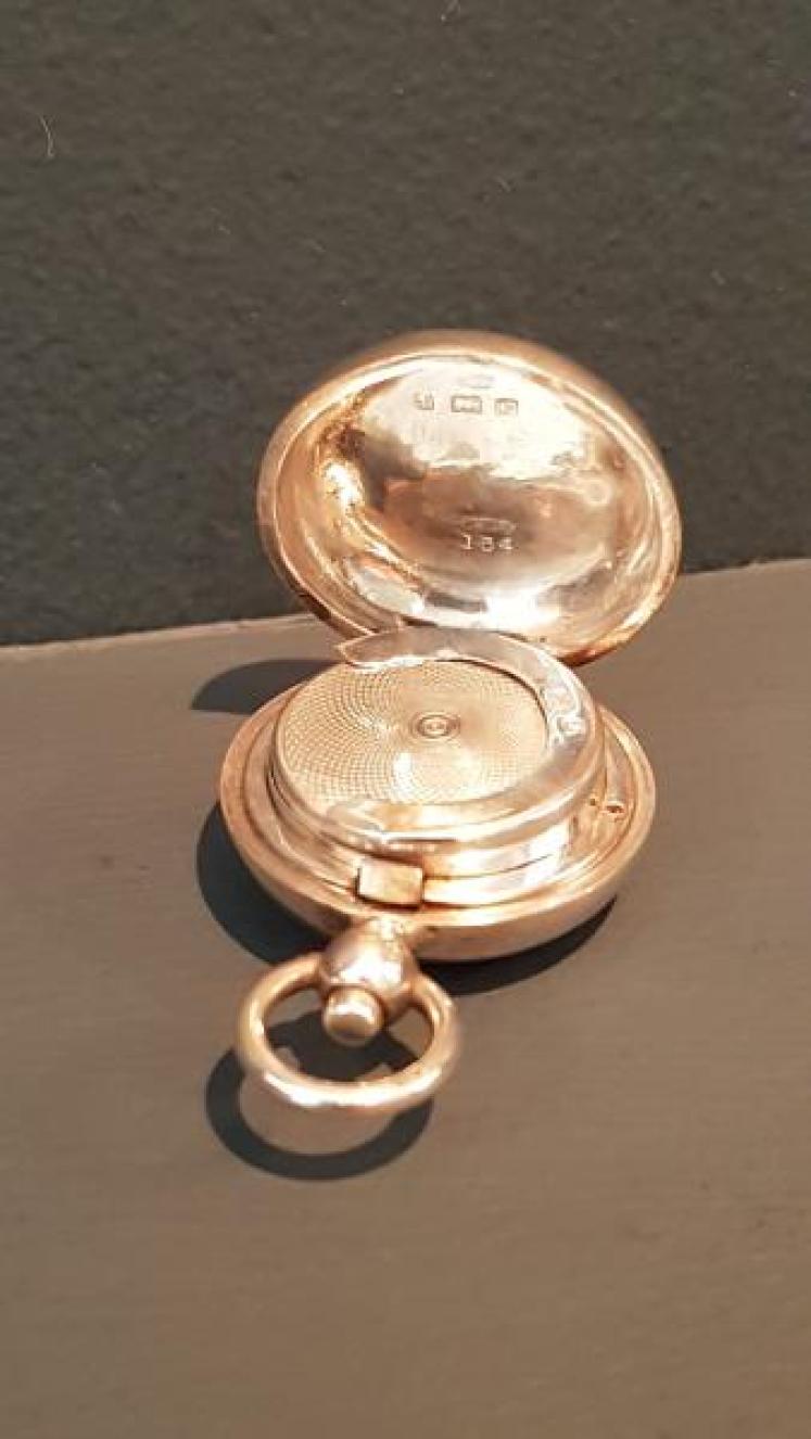 Edwardian Engine Turned Silver Sovereign Case - Image 5