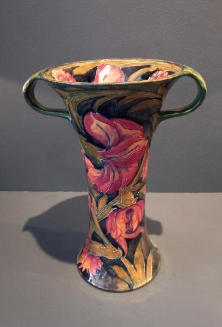 Superb Antique Moorcroft Spanish Twin Handled Vase - Image 7