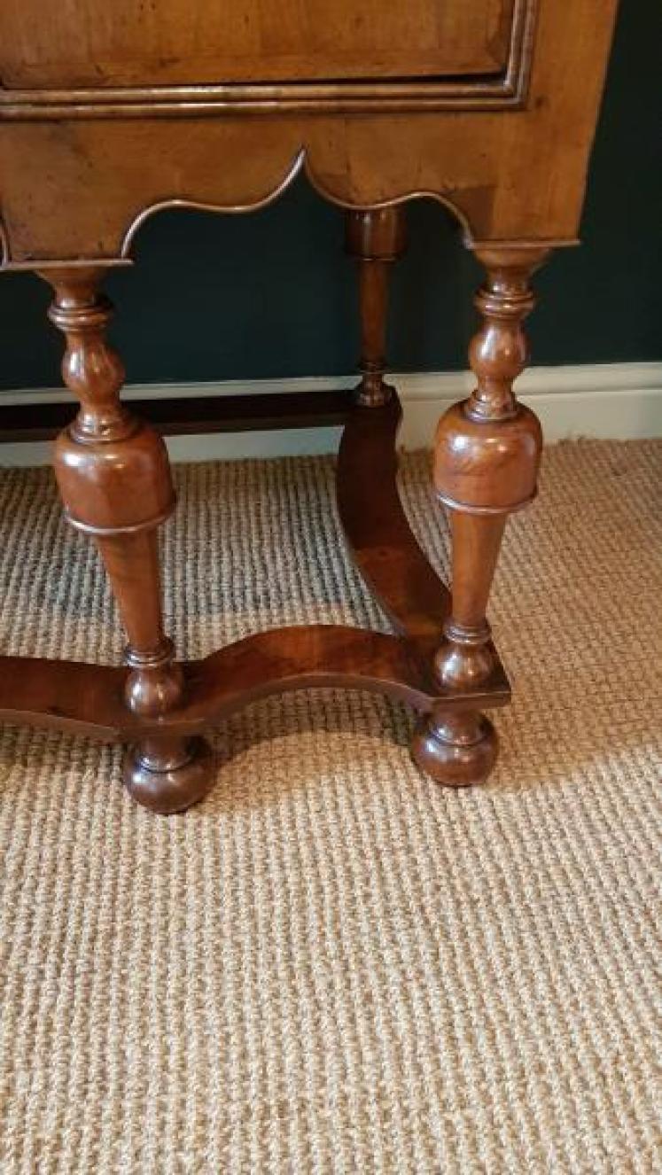 Original William and Mary Period Walnut Chest on Stand - Image 6