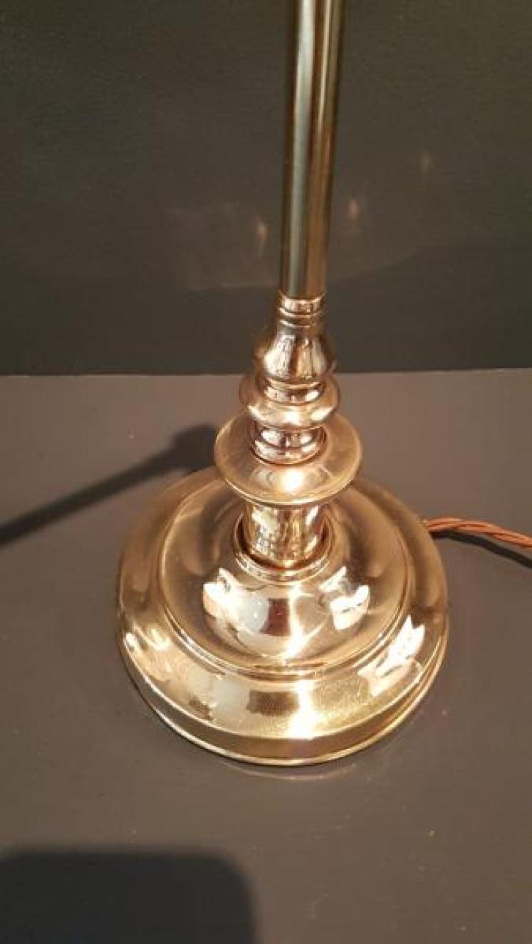Edwardian Adjustable Lamp and Shade - Image 5