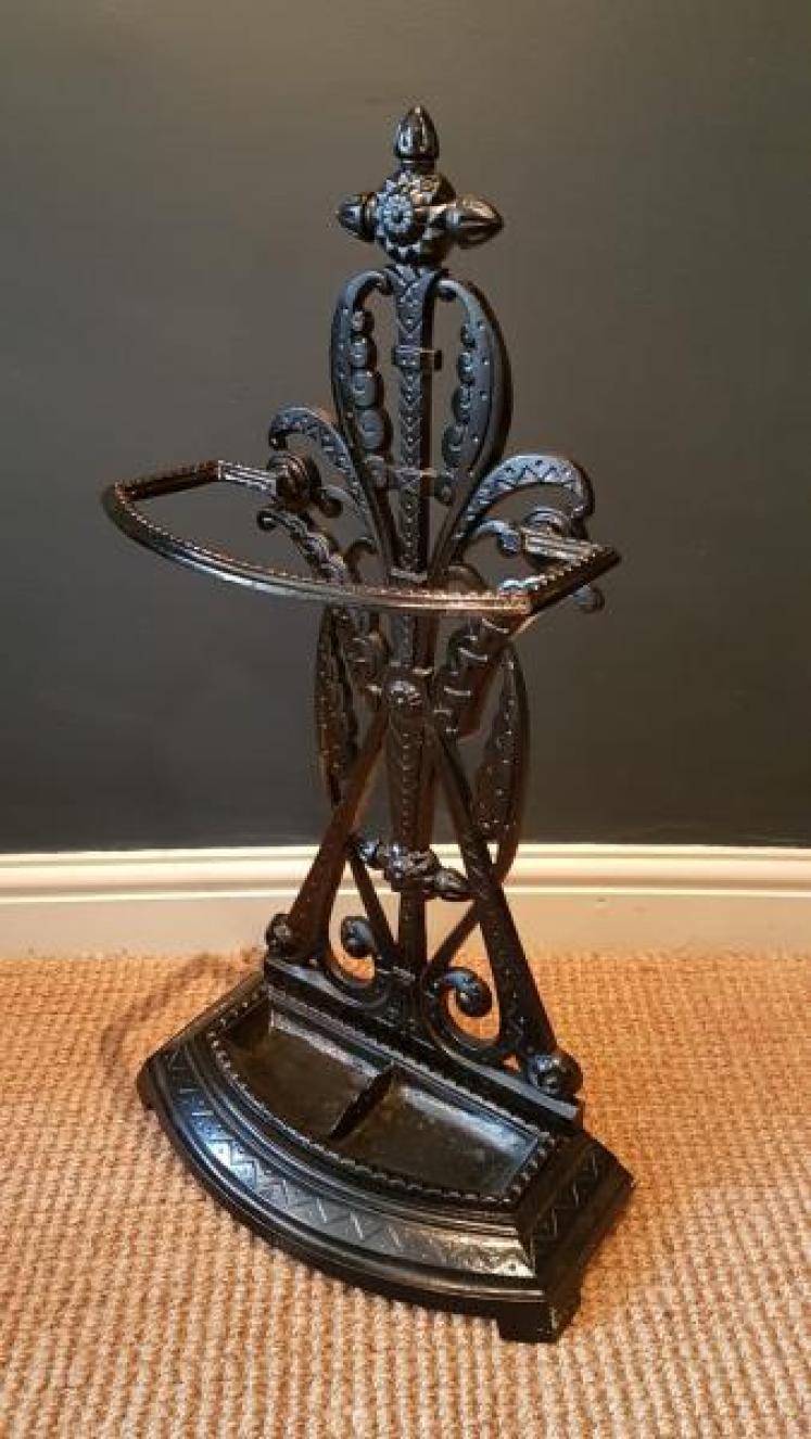Victorian Cast Iron Stick Stand - Image 2