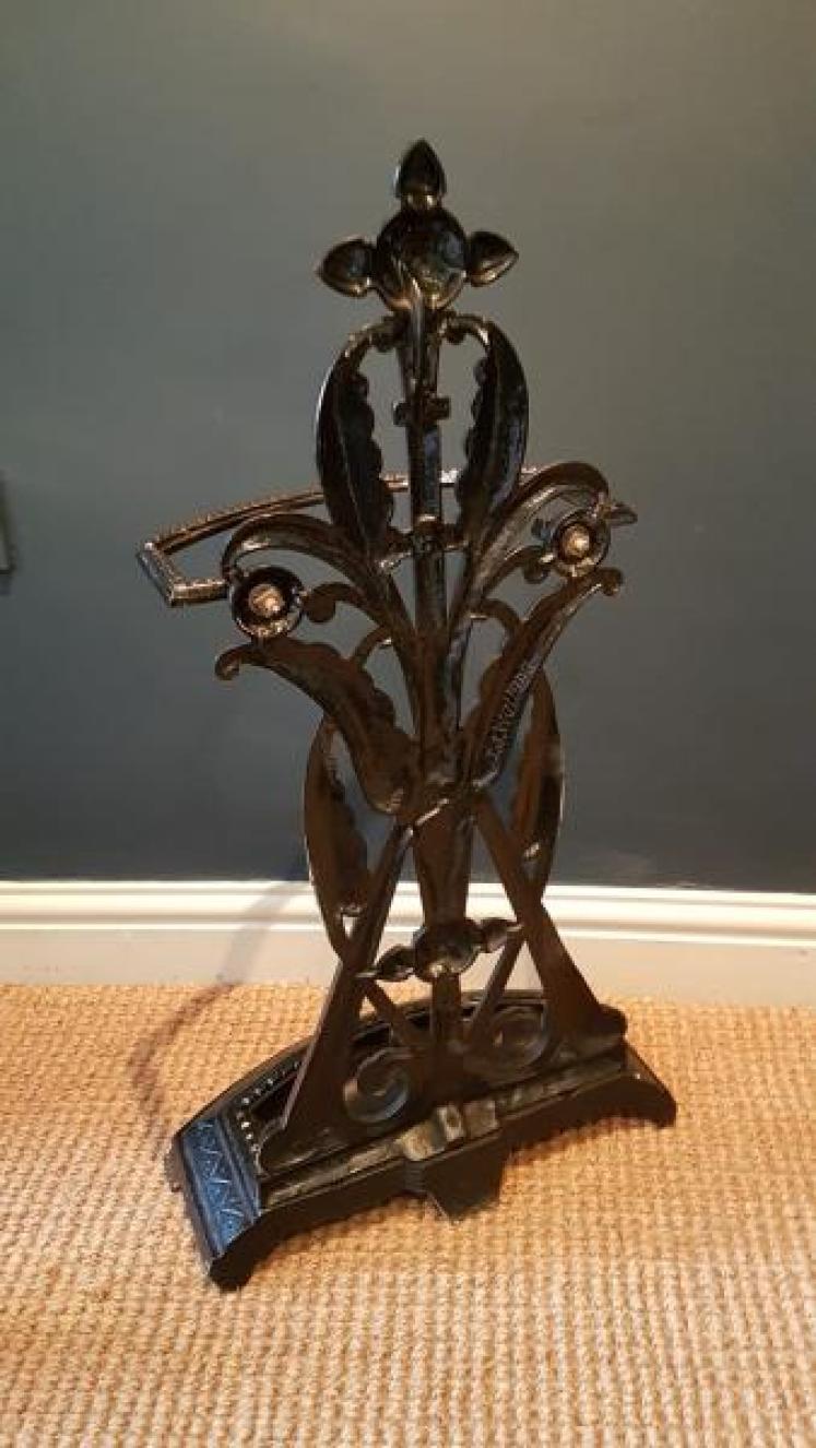Victorian Cast Iron Stick Stand - Image 7