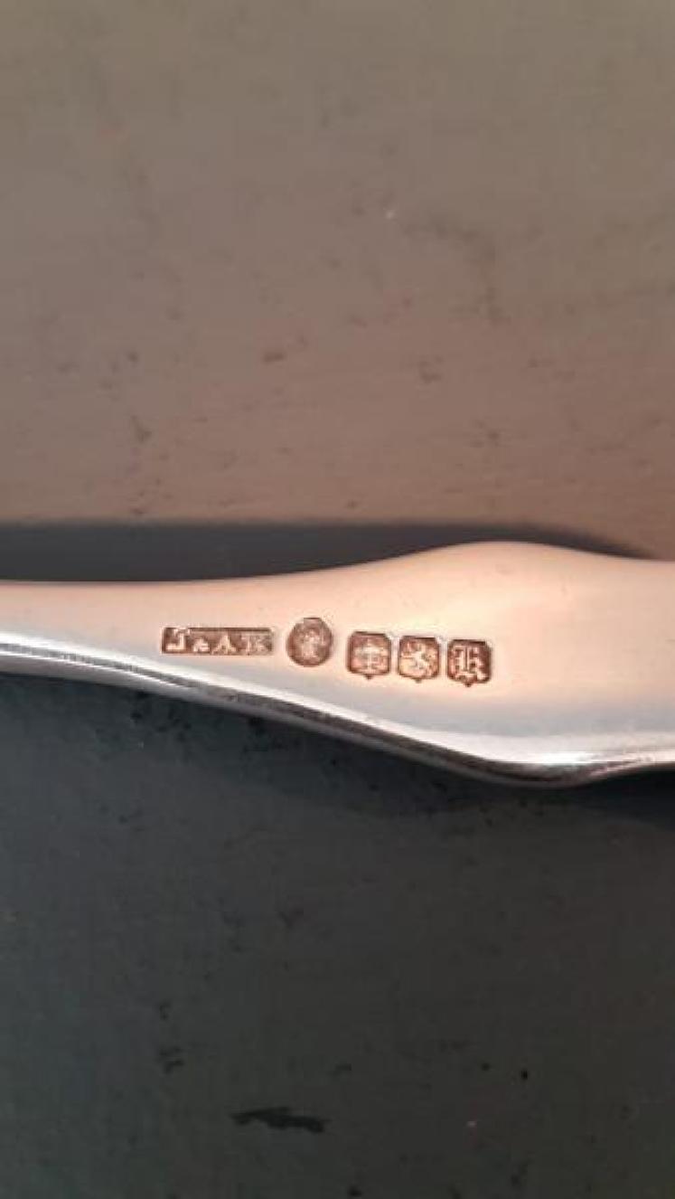 Antique Glasgow Silver Ladle - Image 5