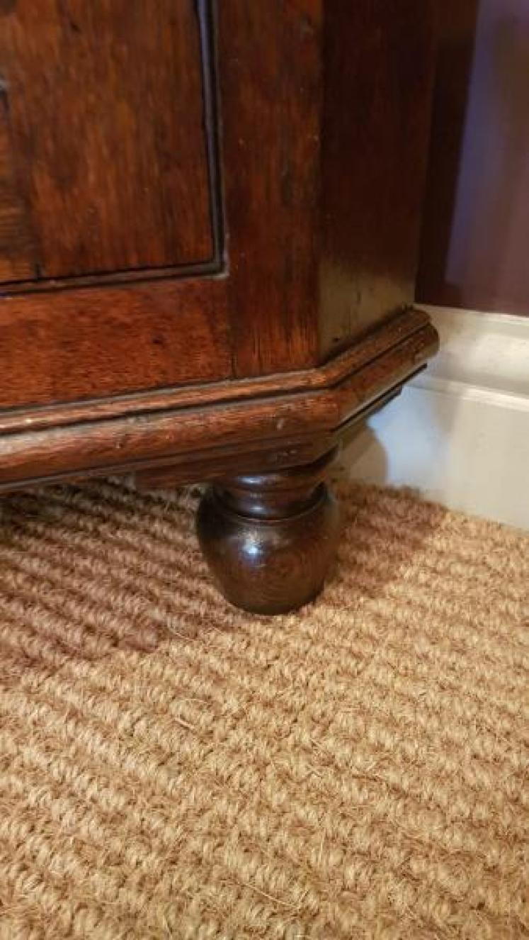 Impressive George III Oak Floor Standing Corner Cupboard - Image 6