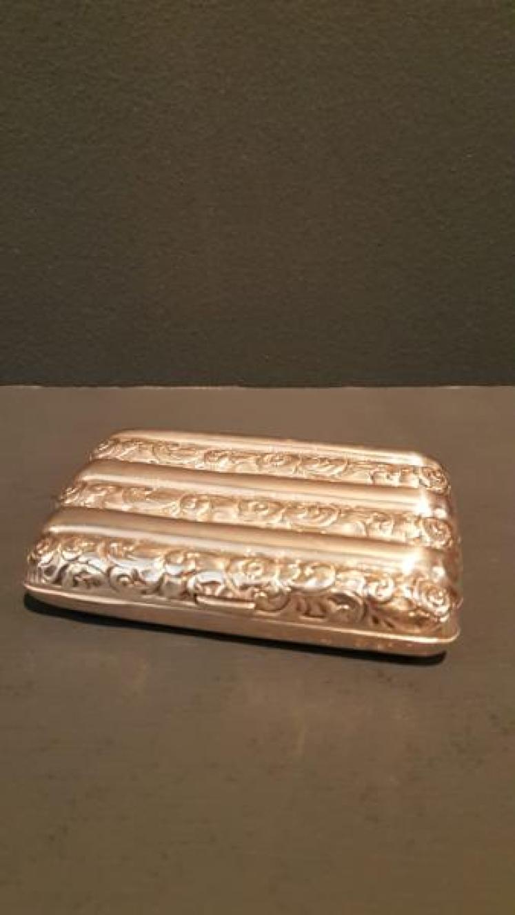 Victorian Silver Cheroot Case - Image 1