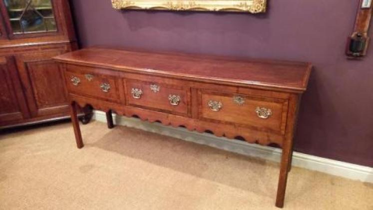 Superb George III Period Sheraton Inlaid Dresser - Image 1