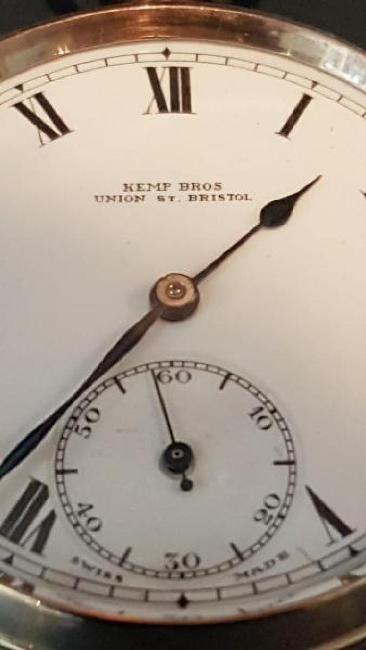 George V 9ct Chester Gold Pocket Watch - Image 3
