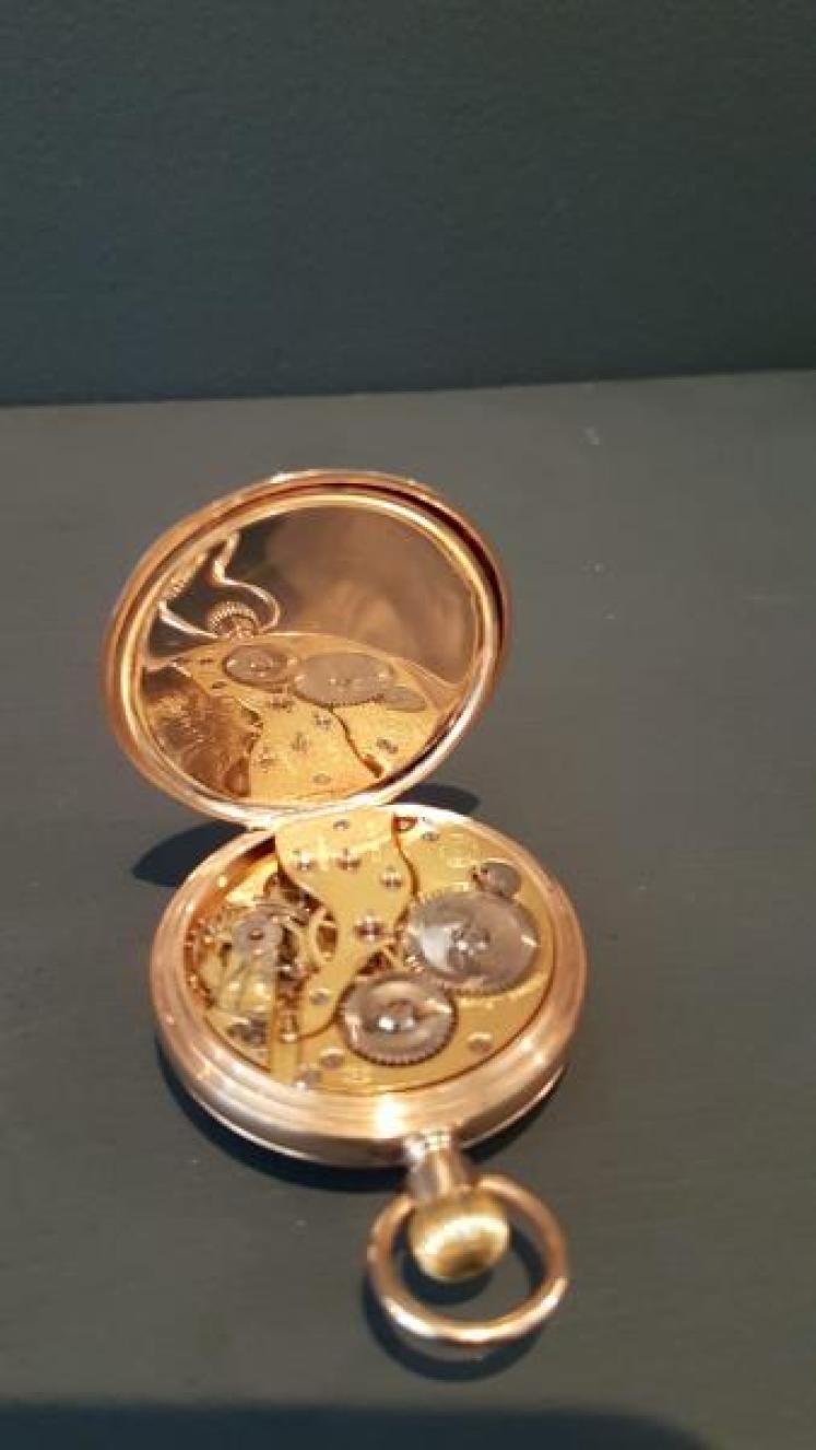 George V 9ct Chester Gold Pocket Watch - Image 6
