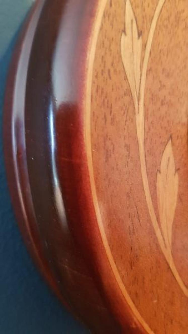 Quality Edwardian Inlaid Mahogany Barometer - Image 5