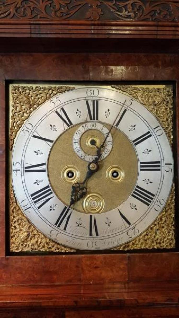Superb George I Period 8 Day Burr Yew Longcase Clock - Image 2