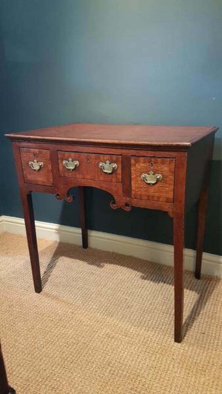 George II Oak Low Boy - Image 1