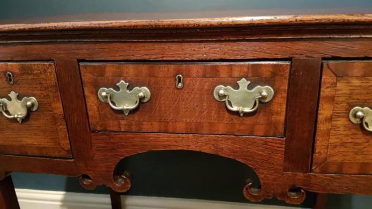 George II Oak Low Boy - Image 4