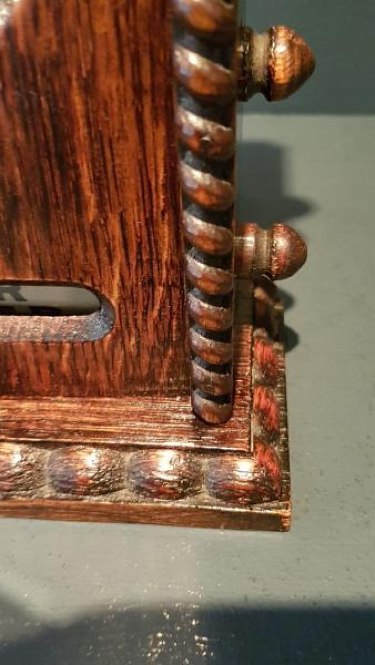 Large Edwardian Oak Perpetual Desk Calendar - Image 3
