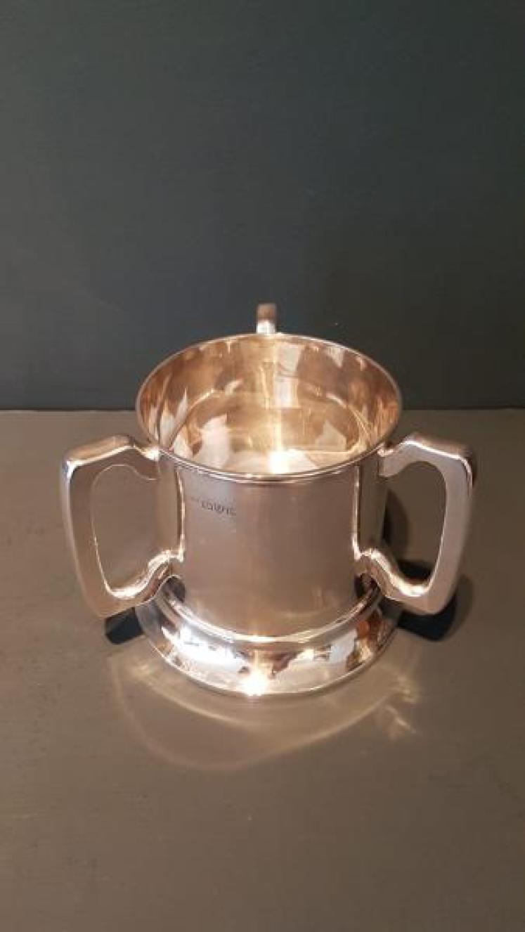 Unusual Chester Silver Magnum Bottle Coaster - Image 2