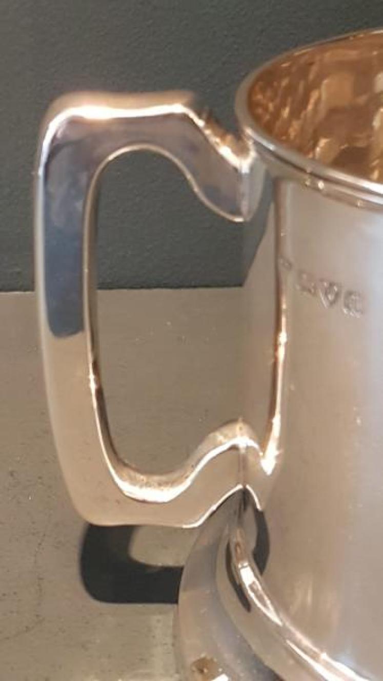 Unusual Chester Silver Magnum Bottle Coaster - Image 4