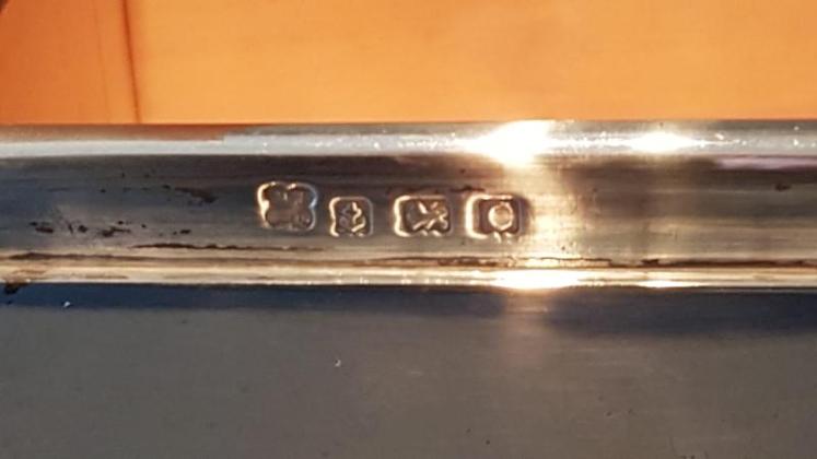 Superb Quality Enamel Top Silver Table Box - Image 4