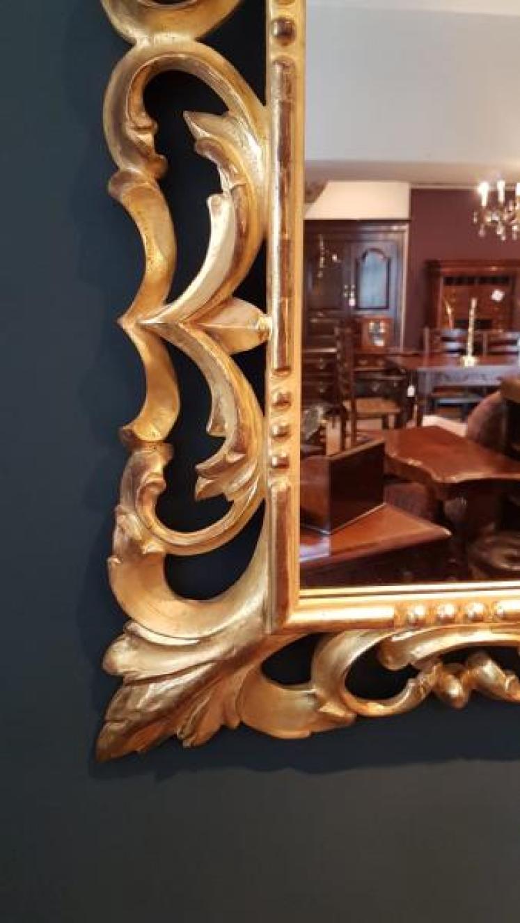 Large Victorian Timber Gilt Mirror - Image 3