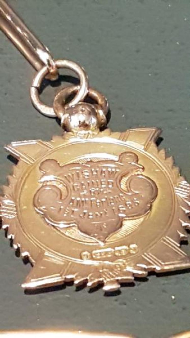 Rare 15ct Gold Victorian Watch Chain and Fob  - Image 5
