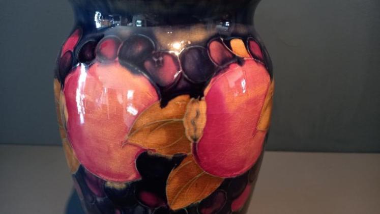 Antique Moorcroft Open Seeded Pomegranate Vase - Image 5