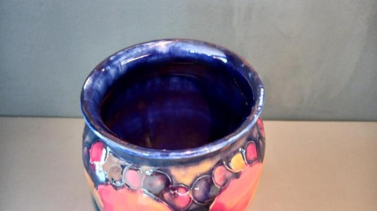 Antique Moorcroft Open Seeded Pomegranate Vase - Image 6