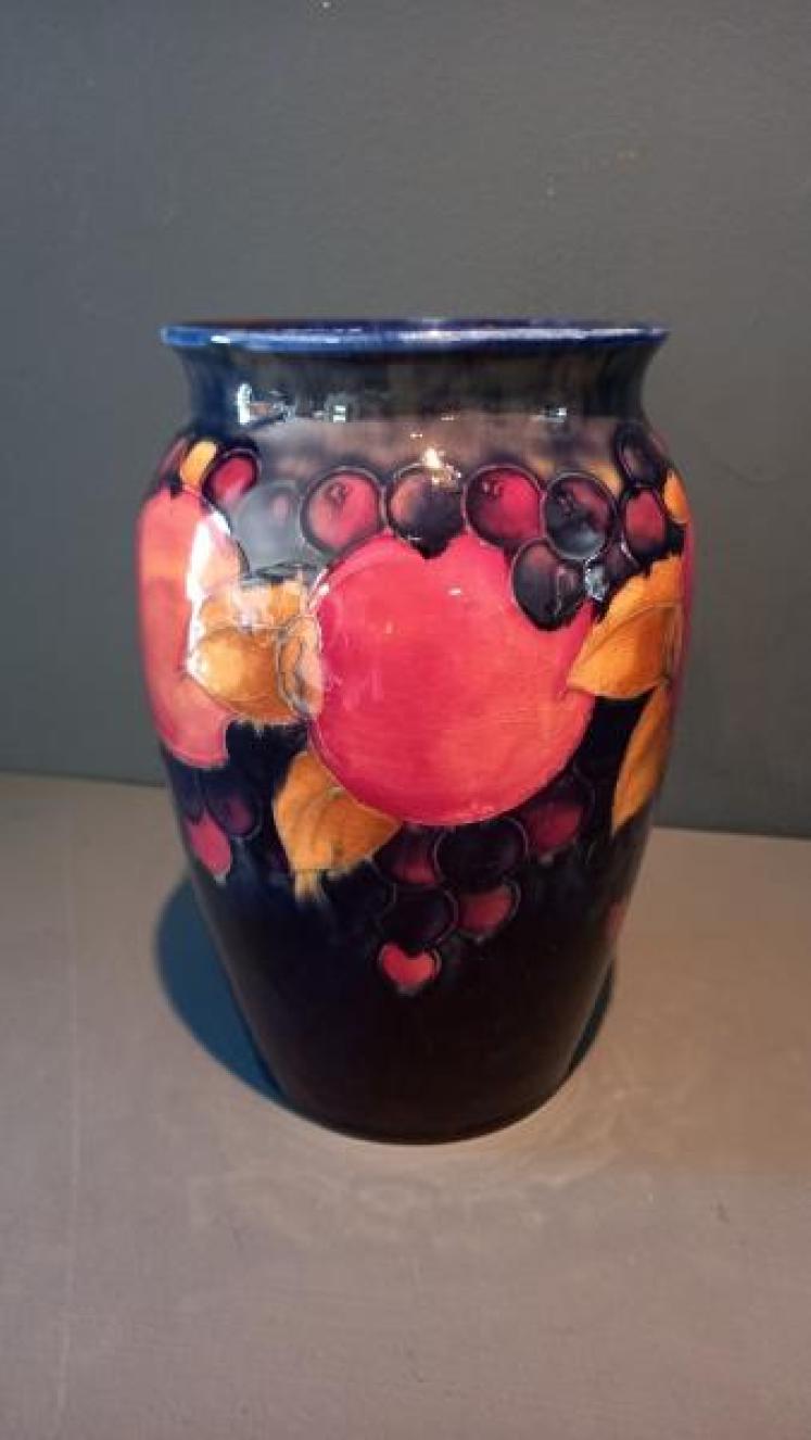 Antique Moorcroft Open Seeded Pomegranate Vase - Image 7