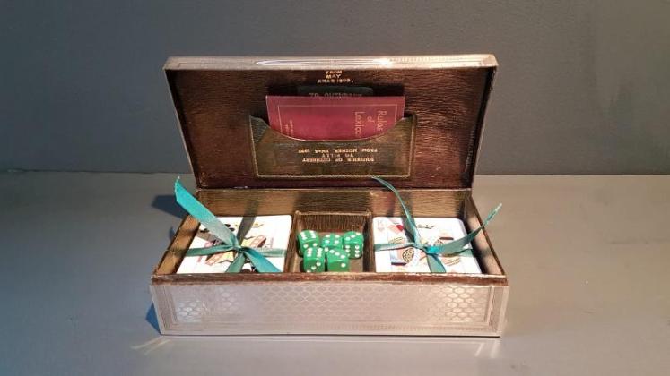 Edwardian Engine Turned Silver Card Box - Image 2