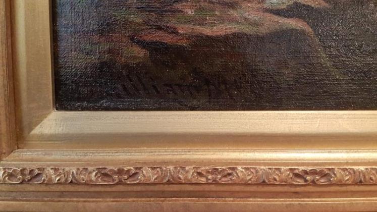 Antique Oil on Canvas by William Mellor - Image 5