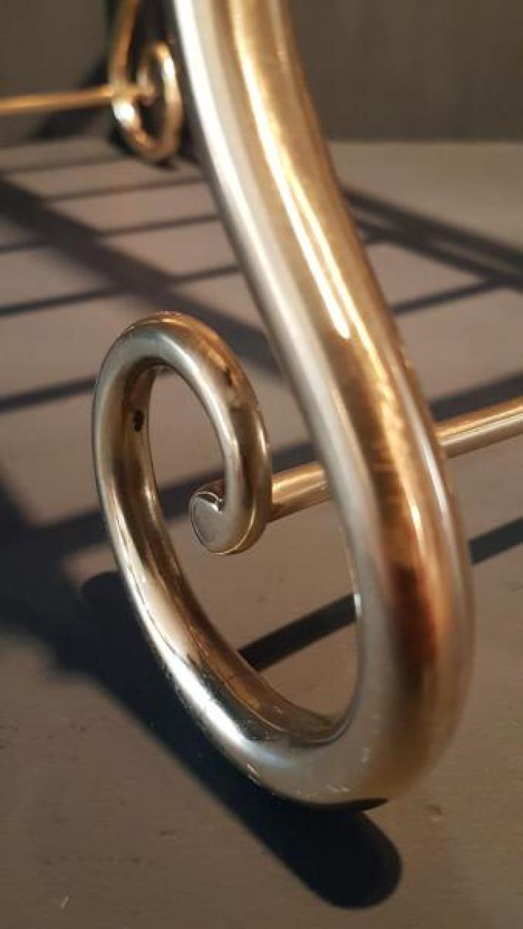 Victorian Brass Magazine Rack - Image 5